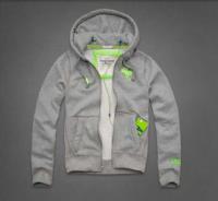 heren abercrombie and fitch pullover full-zip lichtgrijs groen moose logo Fashion Toronto 7sibf657